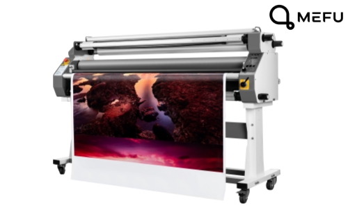 Mexican Roll – to – Roll laminator with pneumatic lifting system