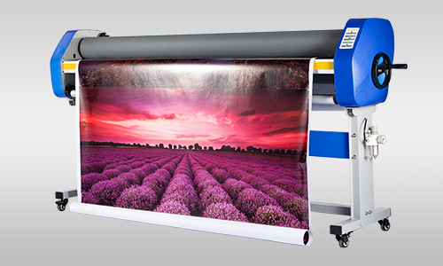 Large Format Manual Roll Cold Laminator For Laminating And Mounting
